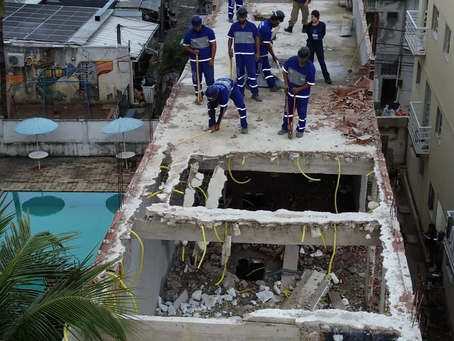 Com liminar revogada, SEOP retoma demolição de prédios irregulares na Ilha da Gigoia