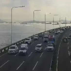 Ponte Rio-Niterói tem lentidão na pista sentido Rio