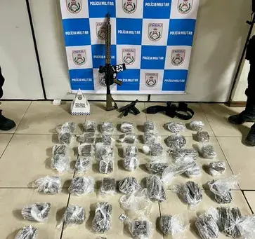 Três são presos por tráfico de drogas no Morro dos Marítimos, em Niterói