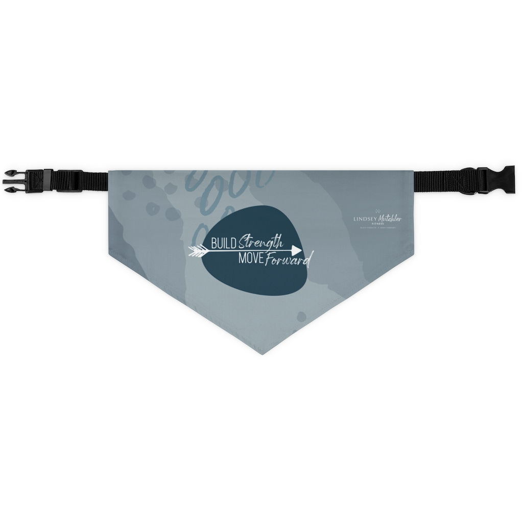 Boho Blue Pet Bandana Collar