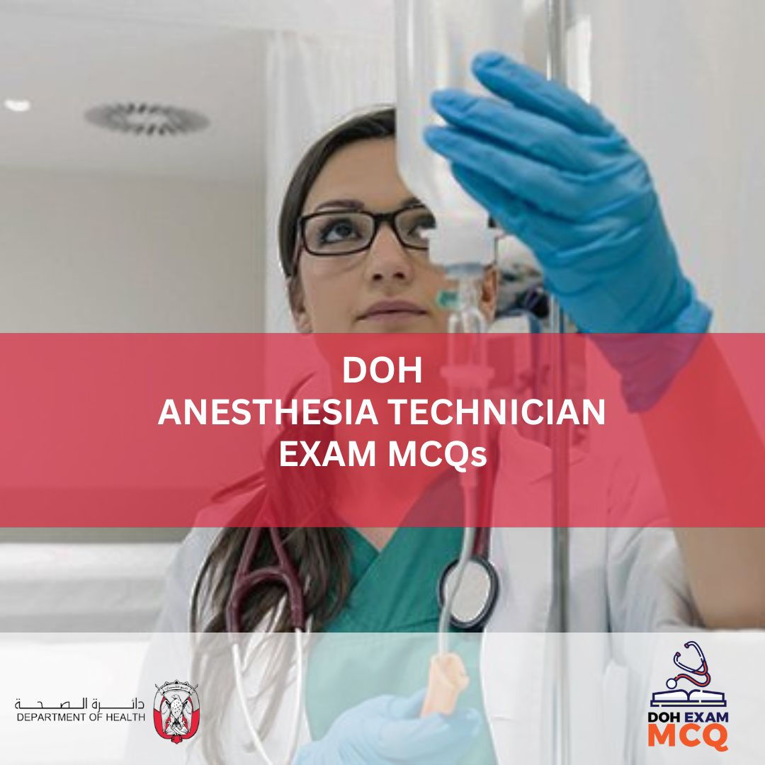 DOH Licensure Examination for Anesthesia Technician