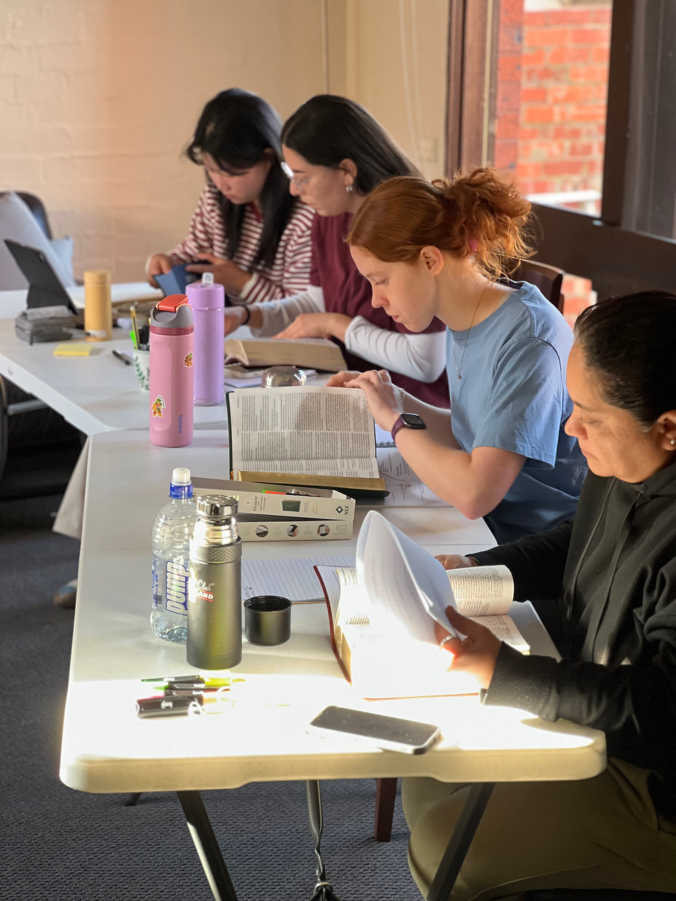 studying the Bible to understand God's story, grow in discipleship, and know His heart through Scripture.