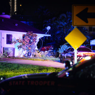 Teen injured after vehicle crashes into house following police pursuit in Fort Myers