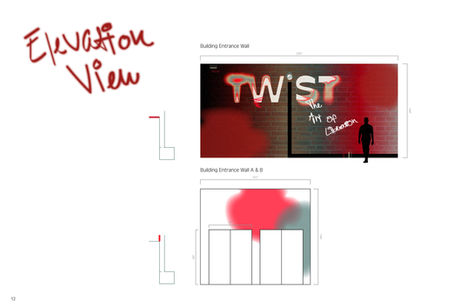 Elevation Wall (Hallway Entrance)