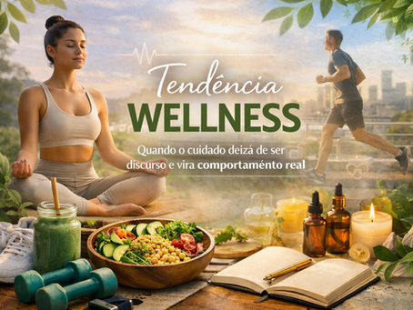 Tendência Wellness: quando o cuidado deixa de ser discurso e vira comportamento real.