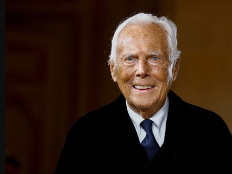 Giorgio Armani: a morte do mestre da elegância atemporal.