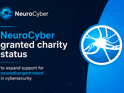 NeuroCyber granted charity status to expand support for neurodivergent talent in cybersecurity