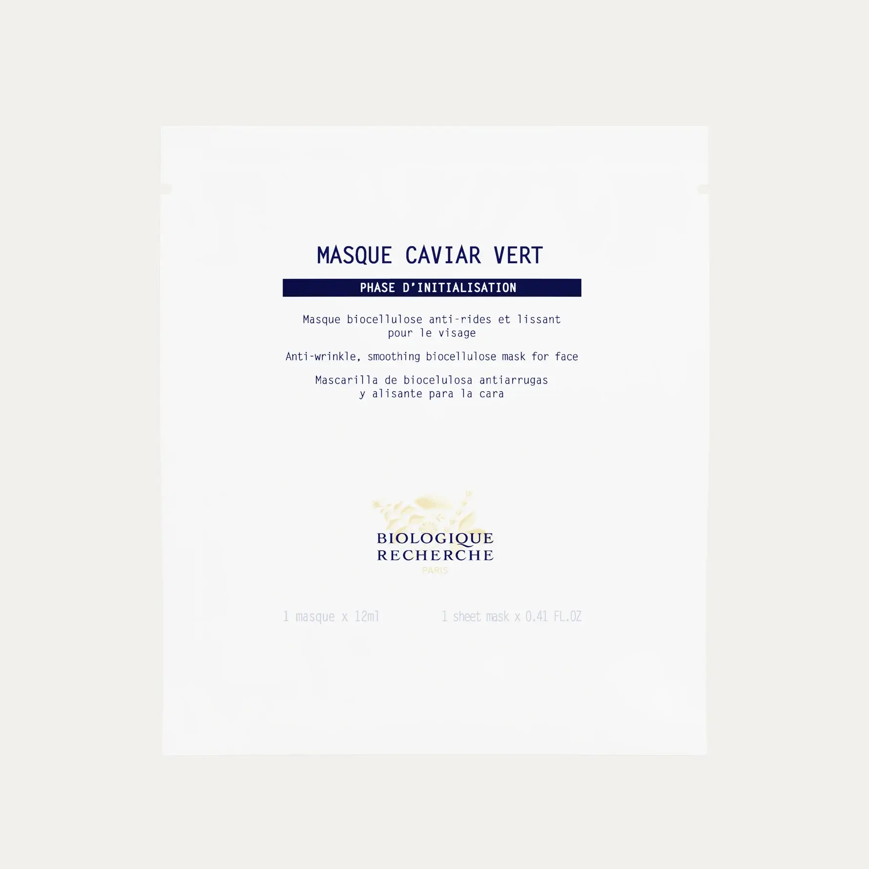 MASQUE CAVIAR VERT 1 unité 12ml