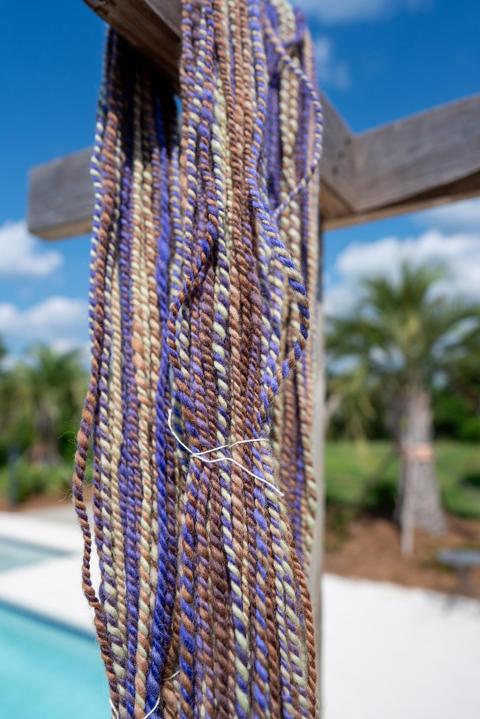 Thumbnail: Iris Eyes - 100% Romney Wool