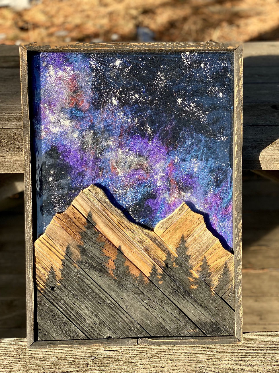 Thumbnail: Hand Cut Mountain Night