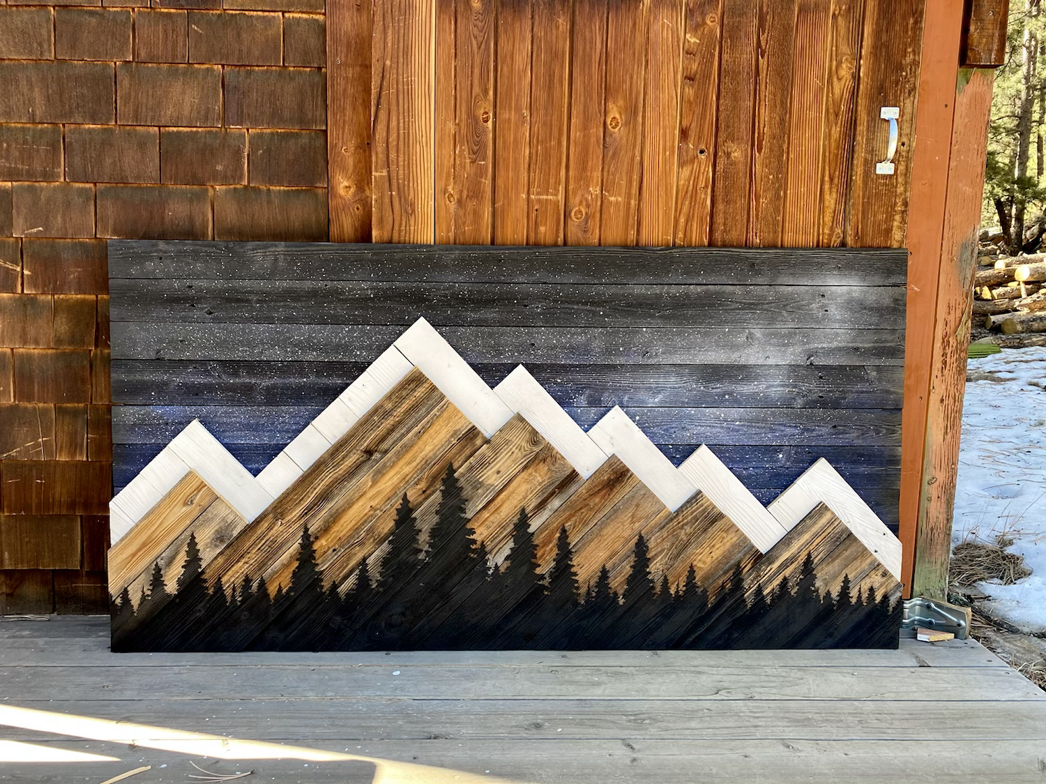 XL Starry Night Tree Line