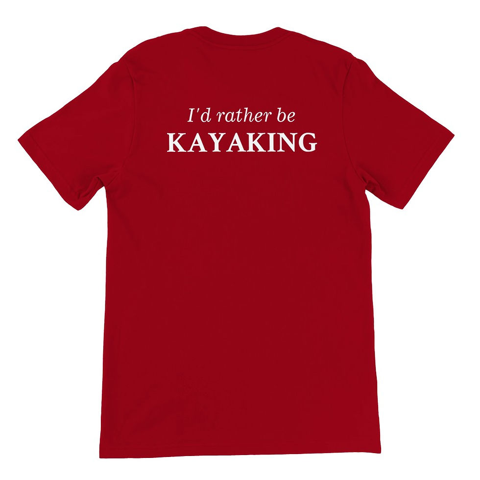 Thumbnail: "I'd rather be KAYAKING" Premium T-Shirt v2