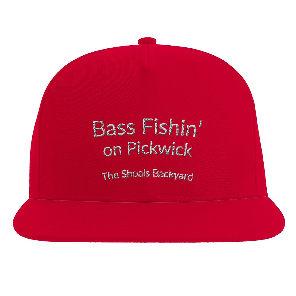 Thumbnail: "Bass Fishin' on Pickwick" Flat Bill Cap