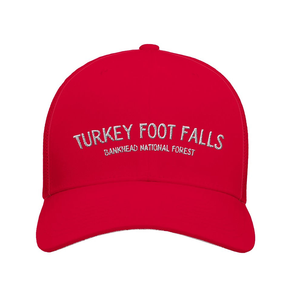 Thumbnail: "Turkey Foot Falls" Adult 6-Panel Trucker Cap