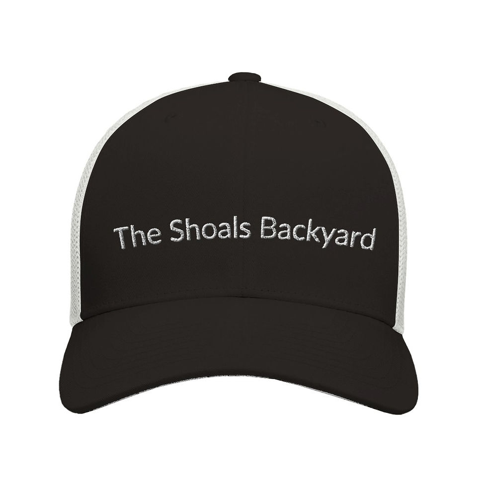 Thumbnail: "The Shoals Backyard" Adult 6-Panel Trucker Cap