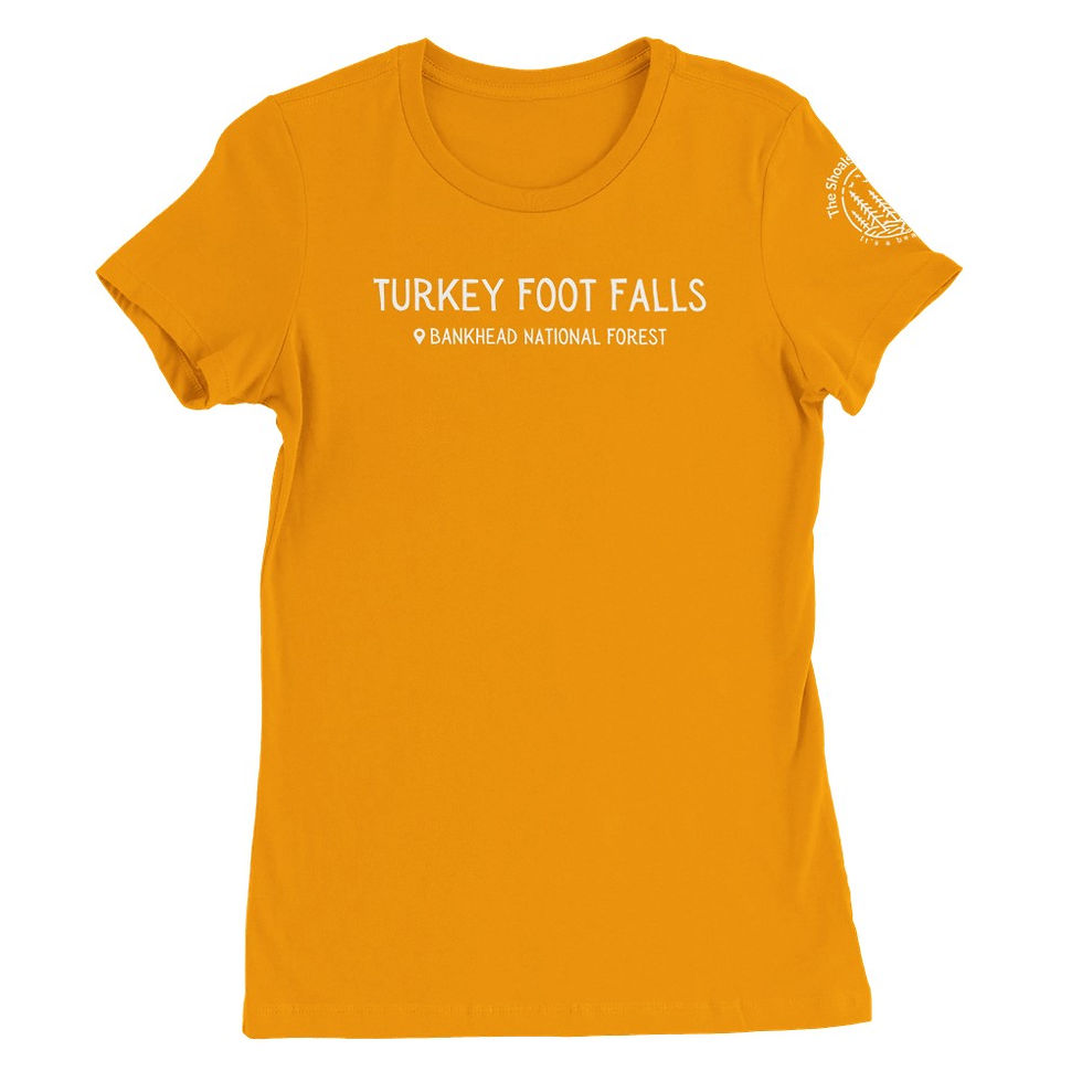 Thumbnail: "Turkey Foot Falls - Bankhead National Forest" Premium Women's Crewneck T-Shirt