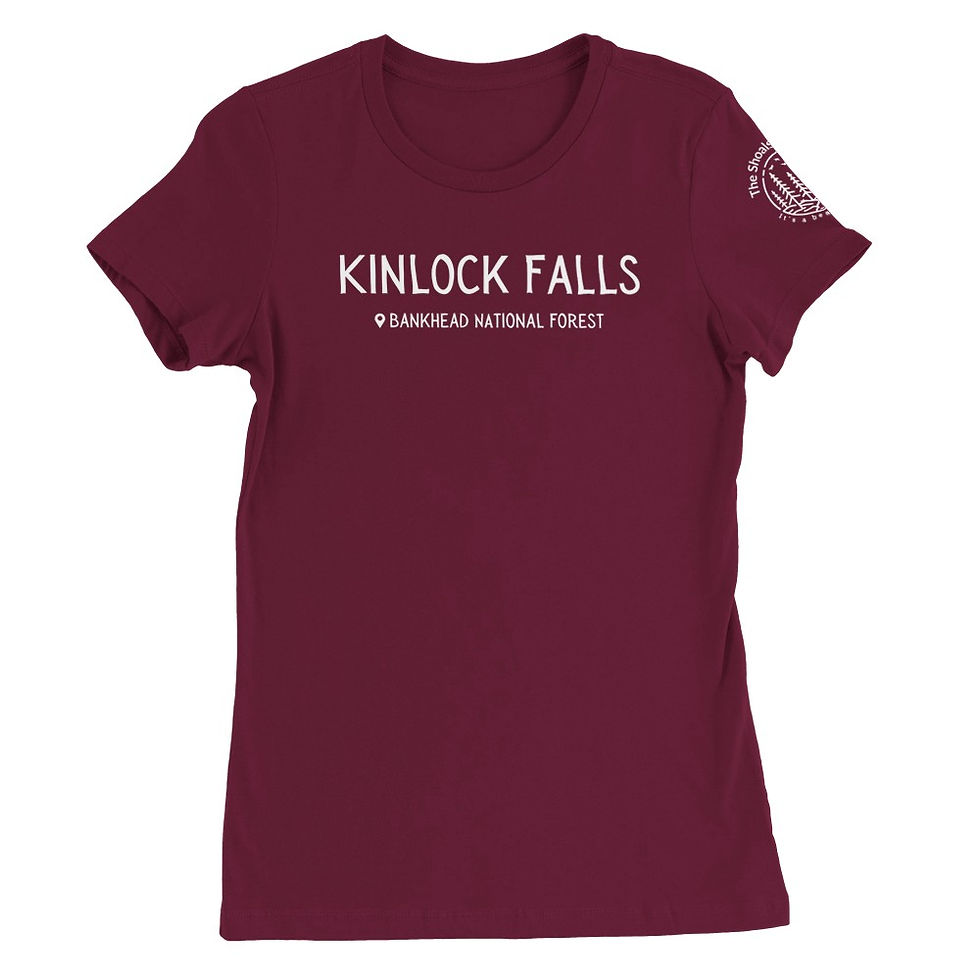 Thumbnail: "Kinlock Falls - Bankhead National Forest" Premium Women's Crewneck T-Shirt