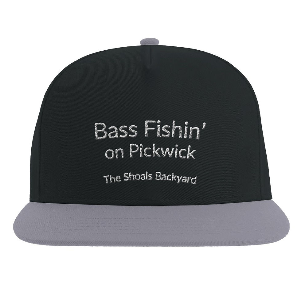 Thumbnail: "Bass Fishin' on Pickwick" Flat Bill Cap