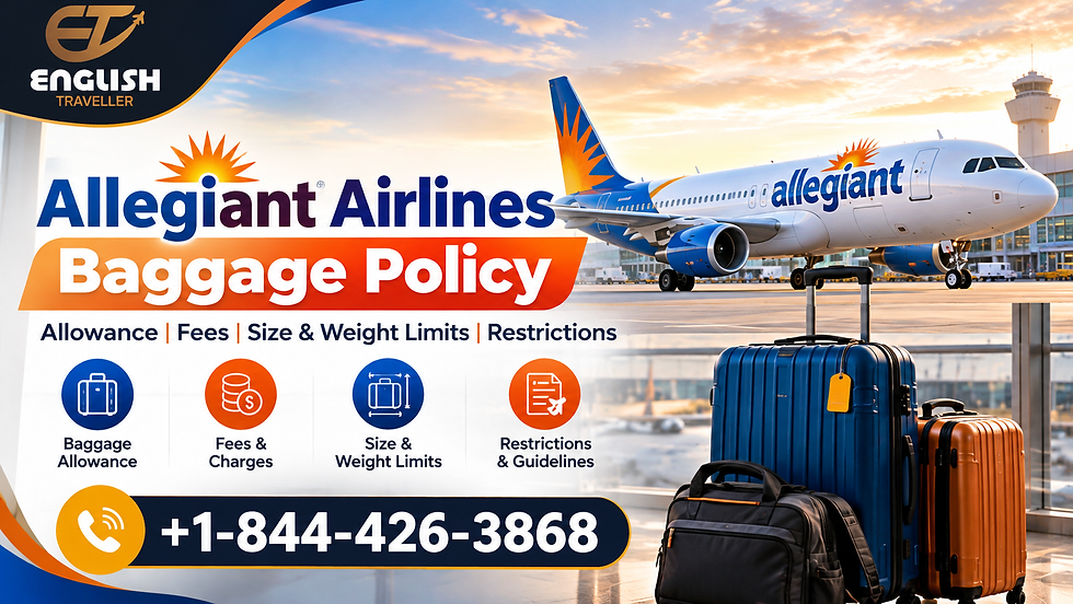 Allegiant Airlines Baggage Policy: Allowance, Fees & Restrictions