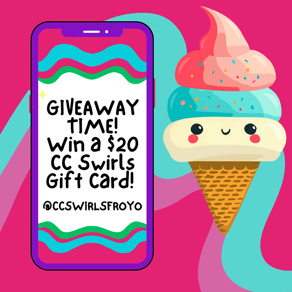 Win a $20 CC Swirls Gift Card!