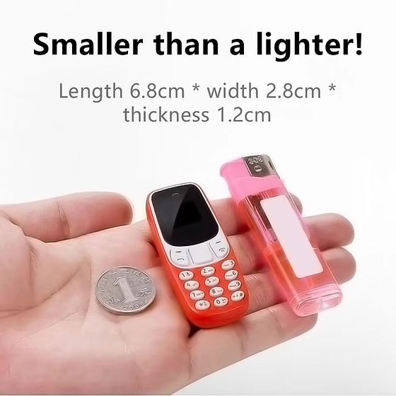 Small Telephone Micro GSM Unlocked Mobile Phone Bluetooth Dialer Voice Changer e