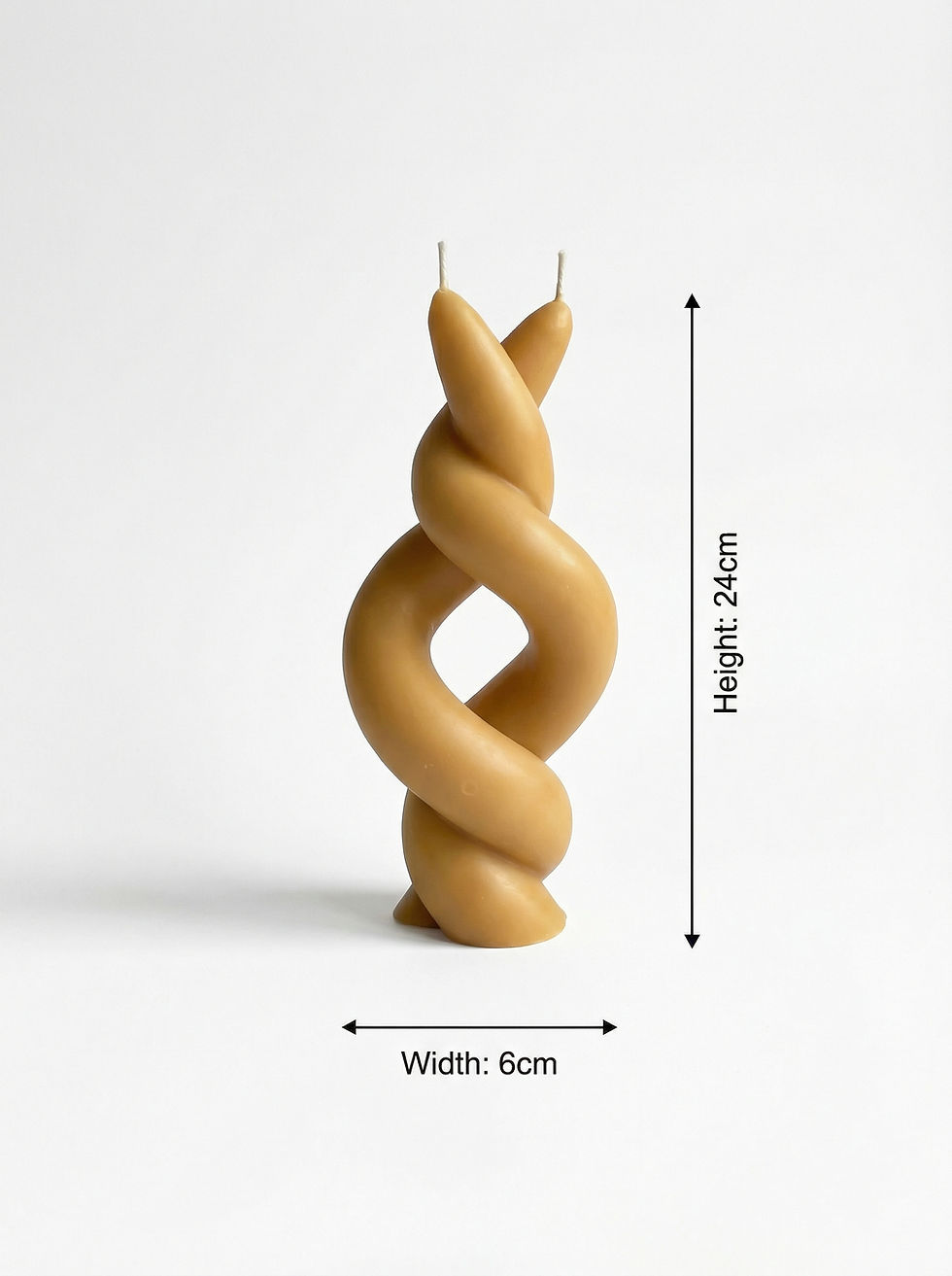 Thumbnail: Huge double helix beeswax candle