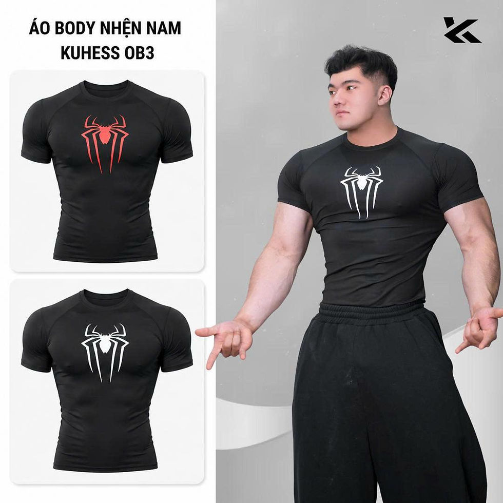 Áo Ôm Body Nam Nhện Spider - OB3, ảnh sản phẩm chính.