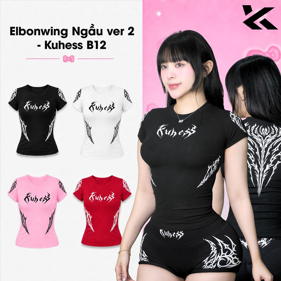 Áo Babytee Nữ Elbonwing Ver 2 - KUHESS B12, ảnh sản phẩm chính.