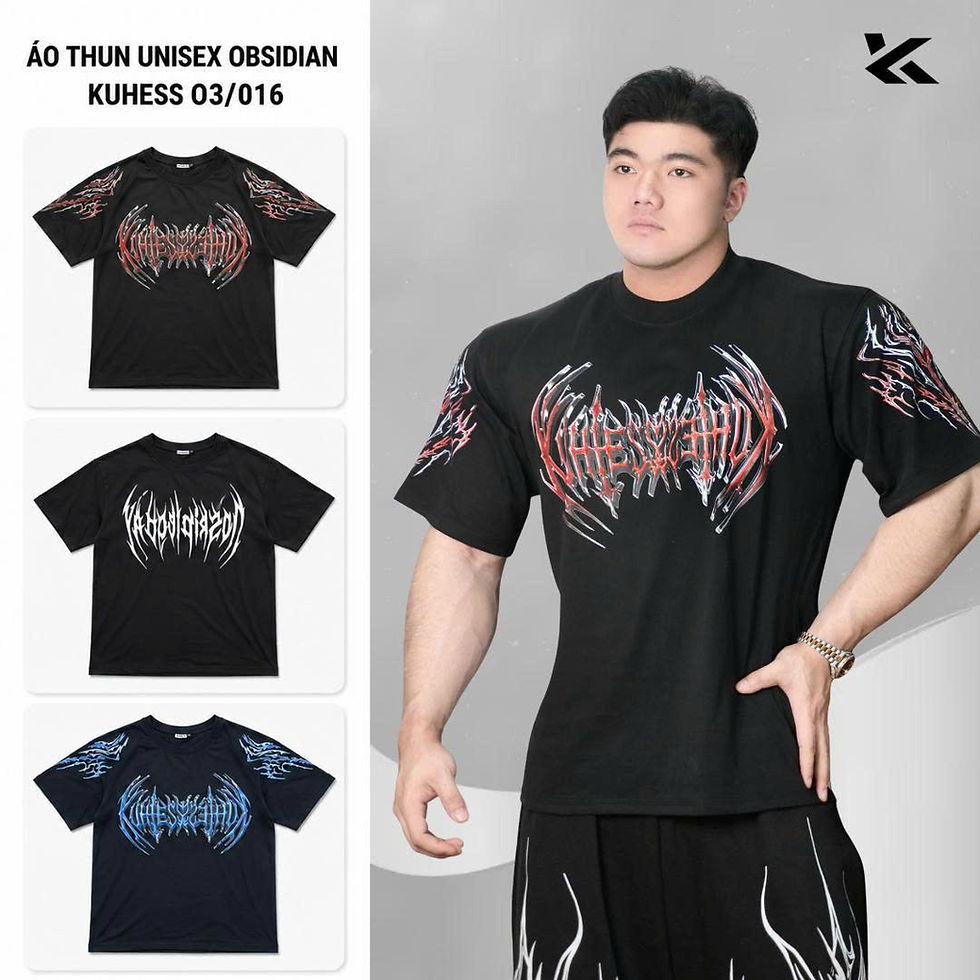 Áo Thun Oversize Unisex Obsidian Cotton - O16, ảnh sản phẩm chính.