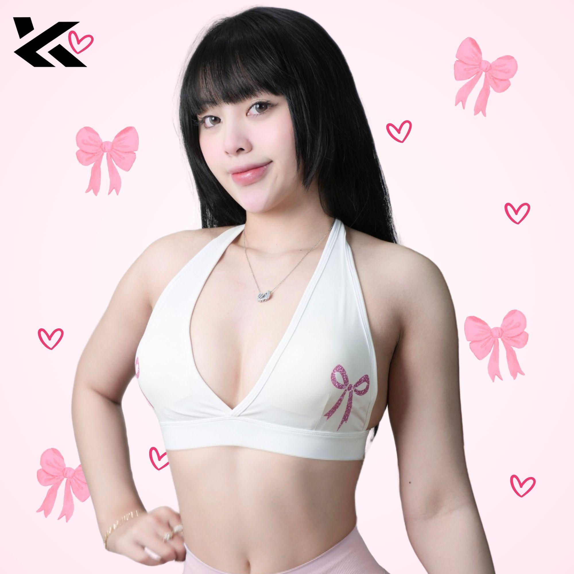 Áo Bra Nữ Nơ Kim Tuyến Có Mút - BRA4, ảnh sản phẩm chính.