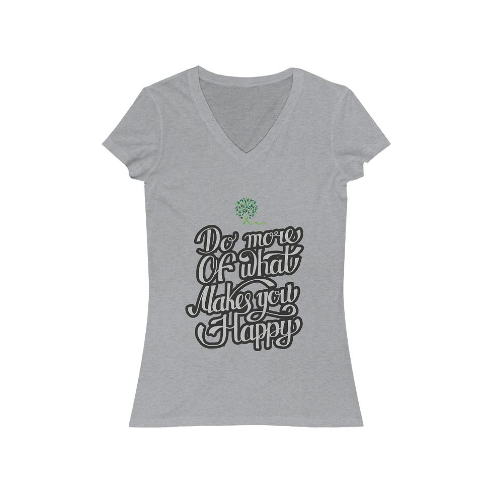 Thumbnail: Women's Jersey Short Sleeve V-Neck Tee