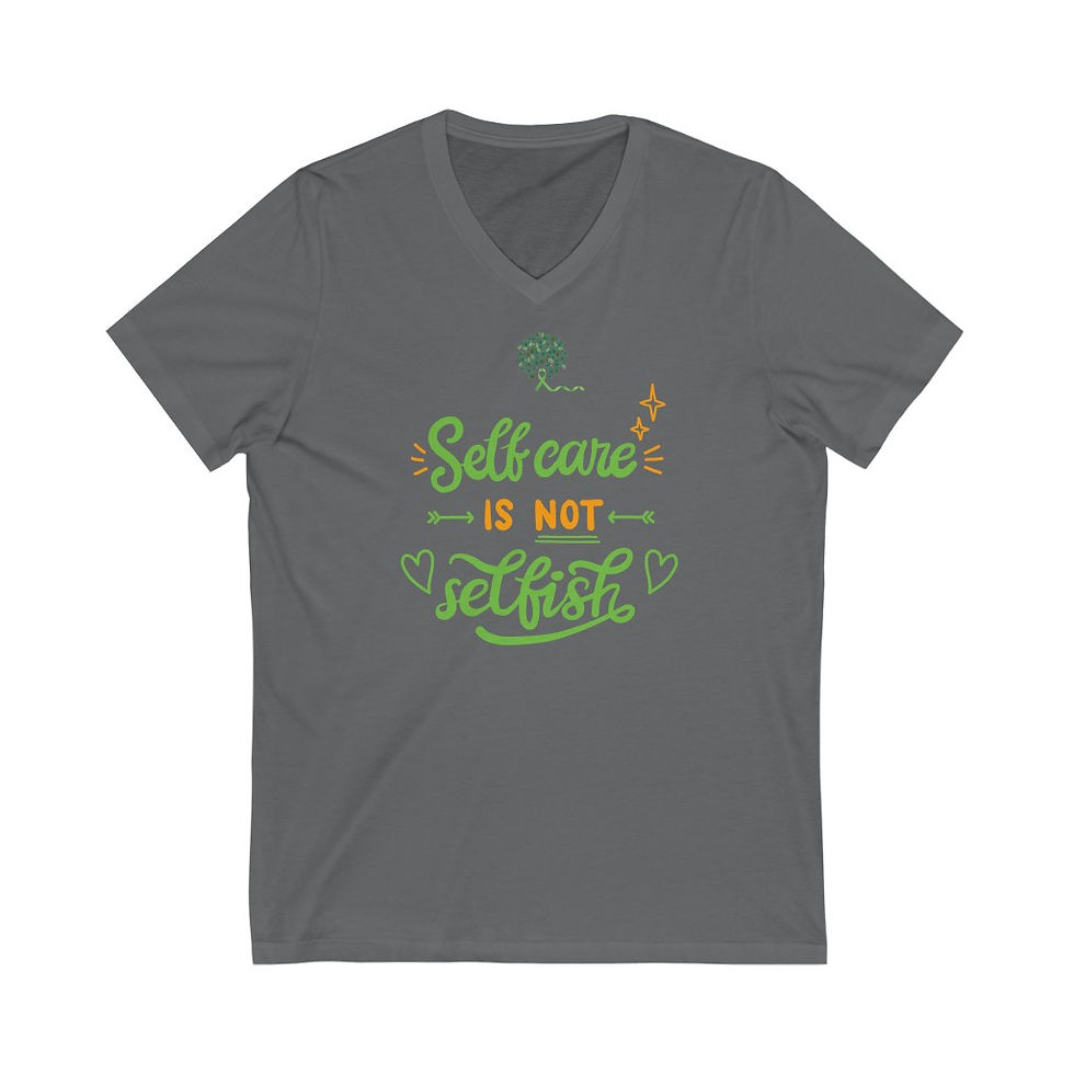 Thumbnail: Unisex Jersey Short Sleeve V-Neck Tee