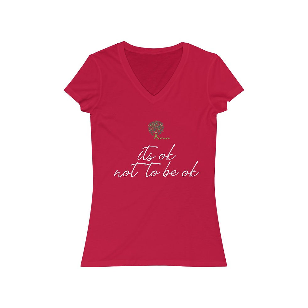 Women's Jersey Short Sleeve V-Neck Tee