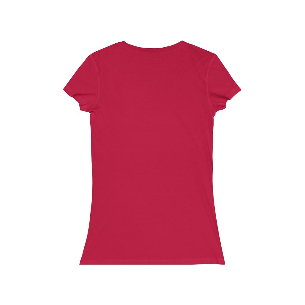 Thumbnail: Women's Jersey Short Sleeve V-Neck Tee
