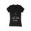 Thumbnail: Women's Jersey Short Sleeve Deep V-Neck Tee