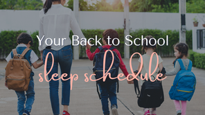 Your Back to School Sleep Schedule