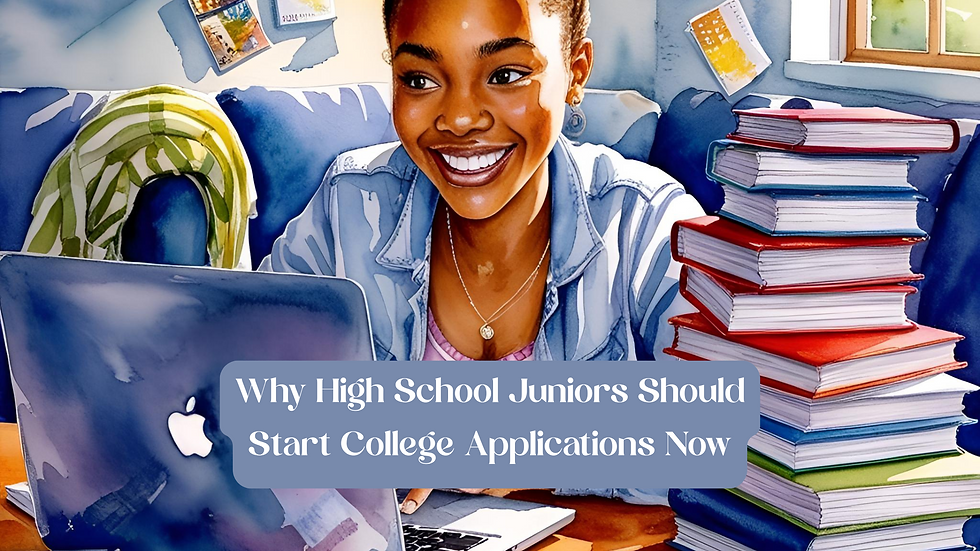 start college applications junior year