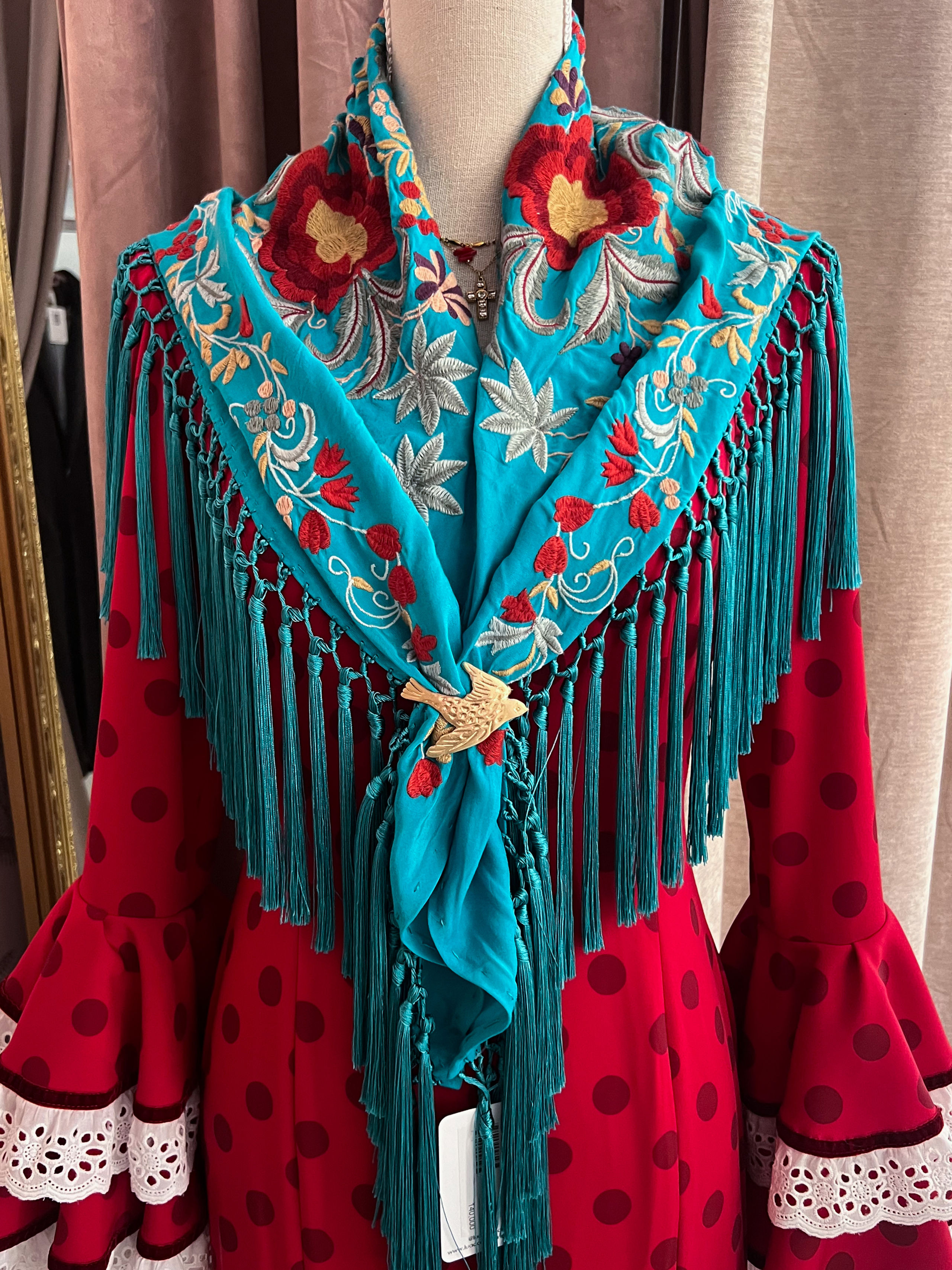 Mantoncillo me encanta turquesa