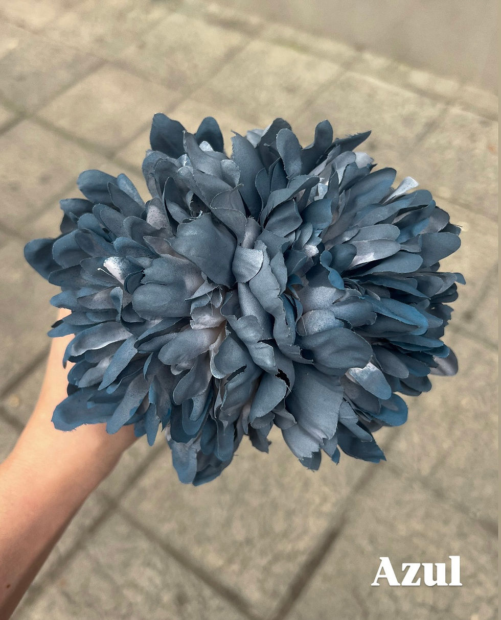 Miniatura: Doble dalias pintada 