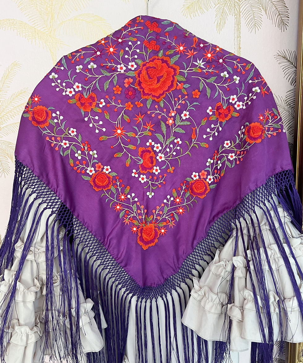 Mantoncillo Begonia morado