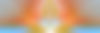 Abstract radiant light artwork in warm orange and blue tones