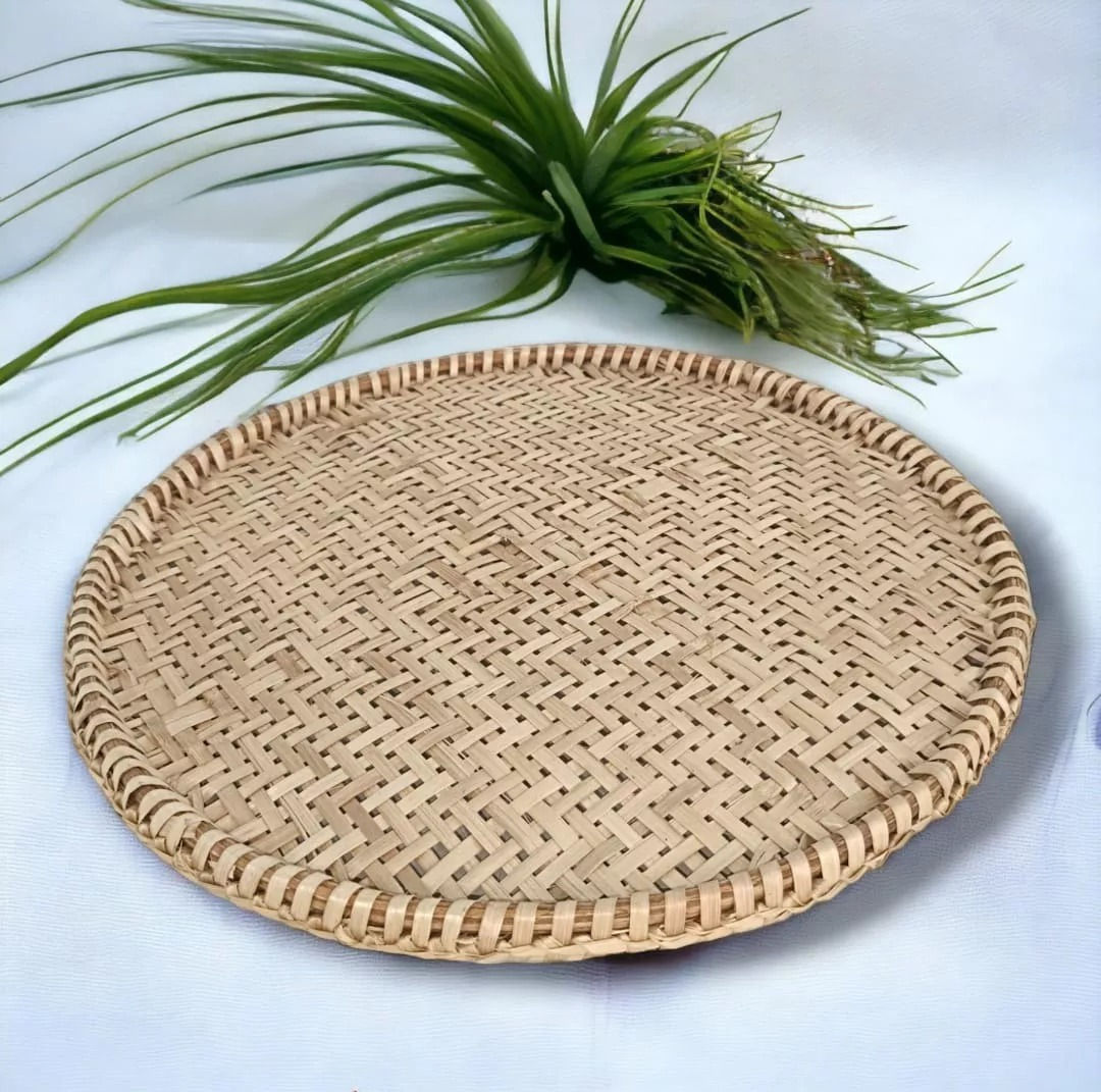 Peneira Reta De Palha Artesanal - 1 Unidade - Monte Seu Kit