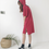 縮圖：Sport Style Loose Polo Dress