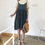 縮圖：Floral Overalls Dress
