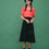 縮圖：Black Long Skirt
