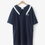 縮圖：College Style Loose Polo Dress