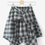 縮圖：Checkered Elastic Waist Skirt