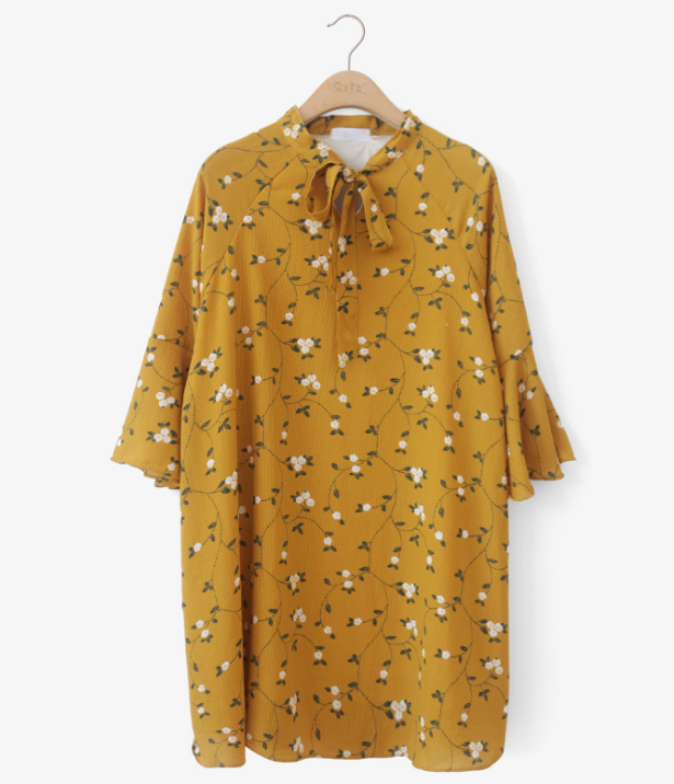 縮圖：Floral Loose Dress