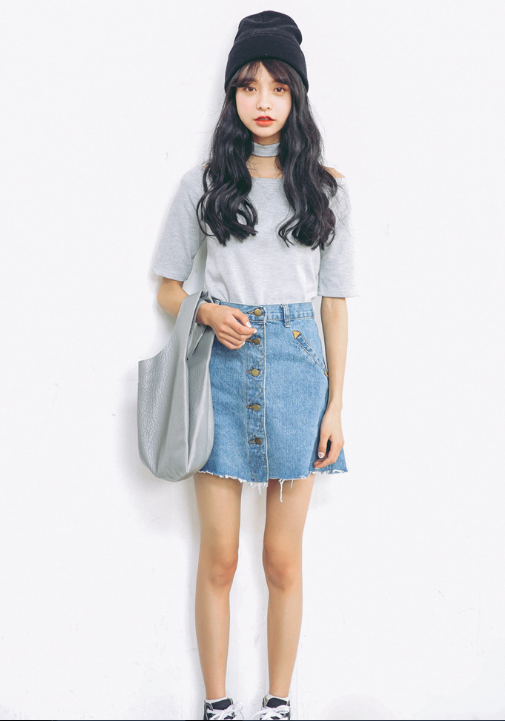 縮圖：Choker Off  Shoulder Top