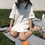 縮圖：College Style Loose Polo Dress